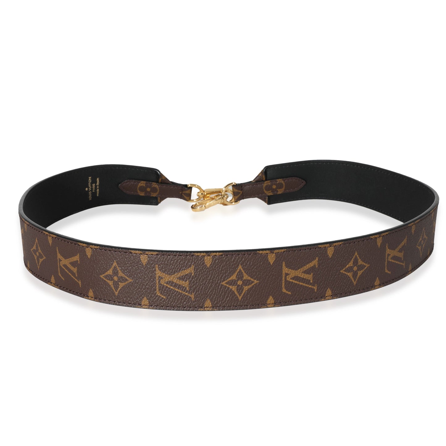 Louis Vuitton Black Monogram Canvas Bandoulière Strap