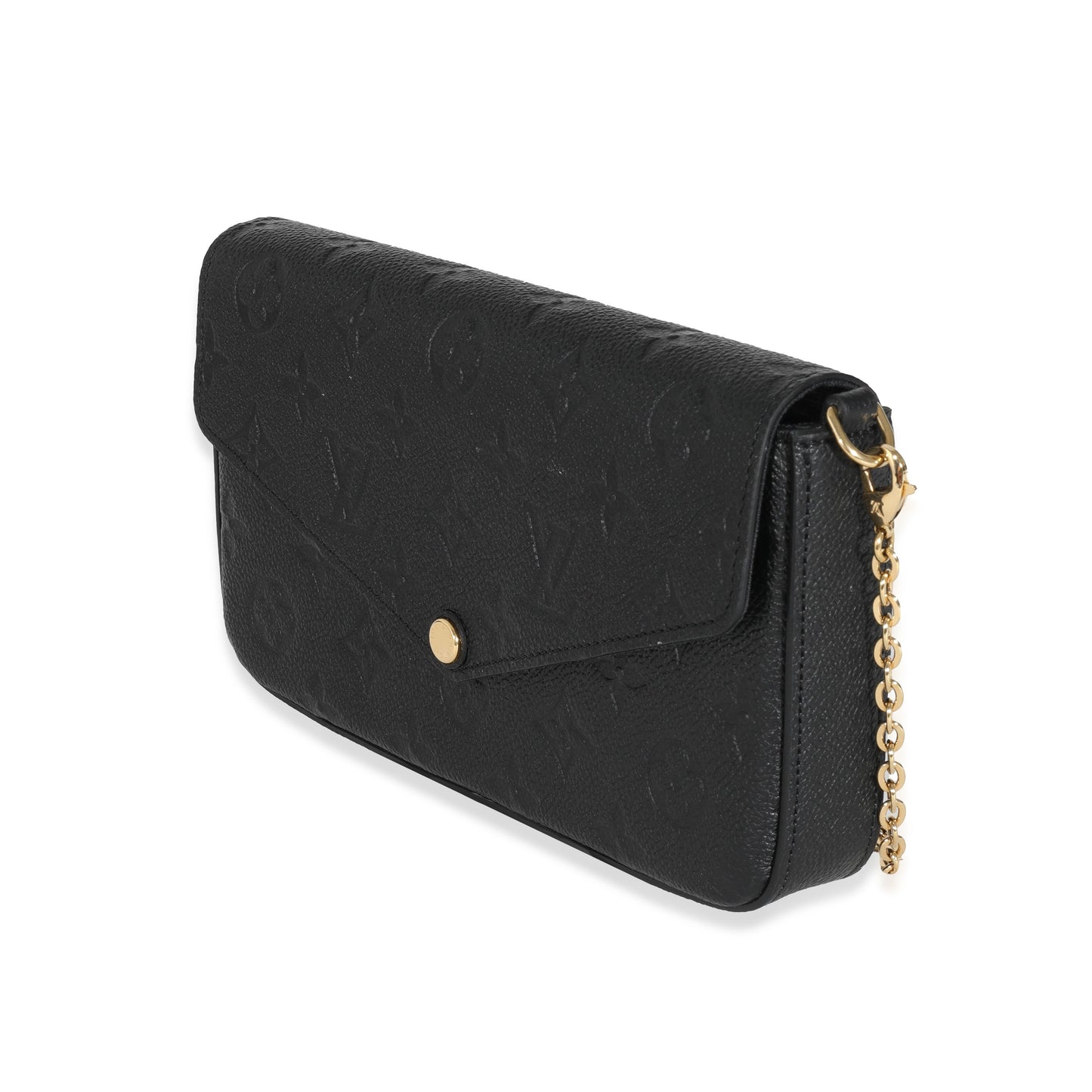 Louis Vuitton  Black Monogram Empreinte FÃ©licie Pochette