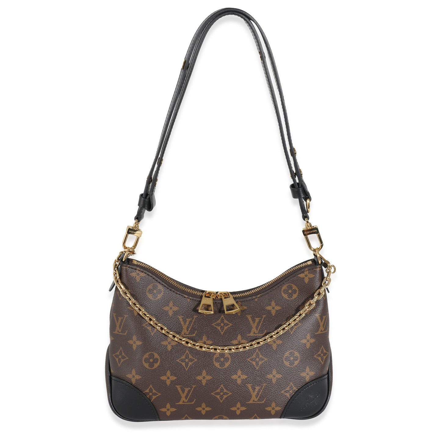Louis Vuitton  Black Monogram Canvas Boulogne NM