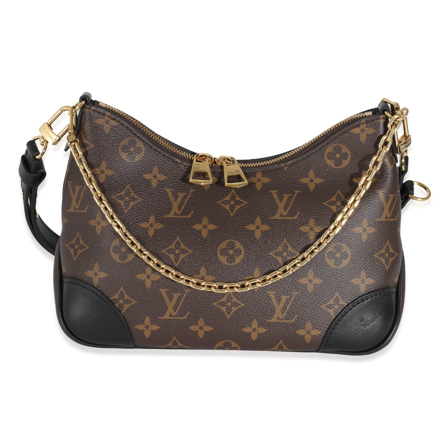 Louis Vuitton  Black Monogram Canvas Boulogne NM