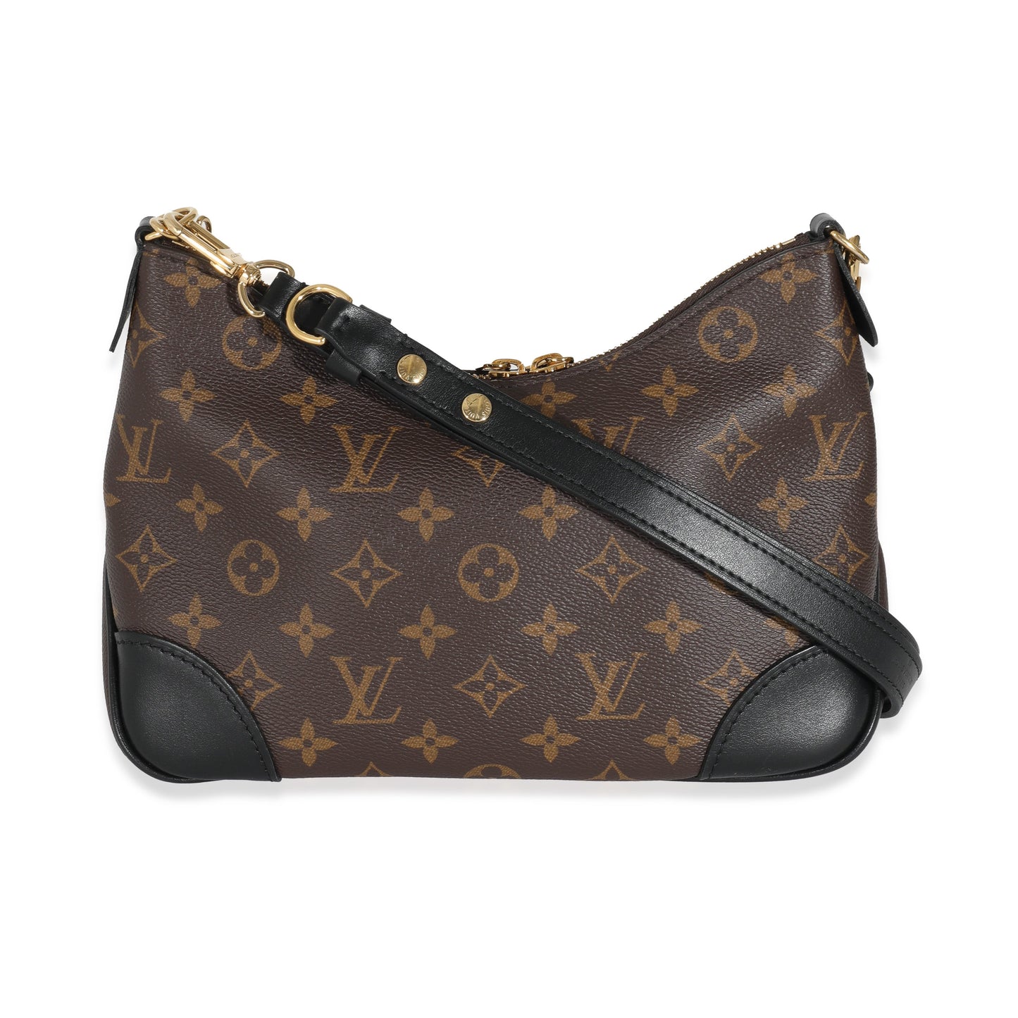 Louis Vuitton  Black Monogram Canvas Boulogne NM