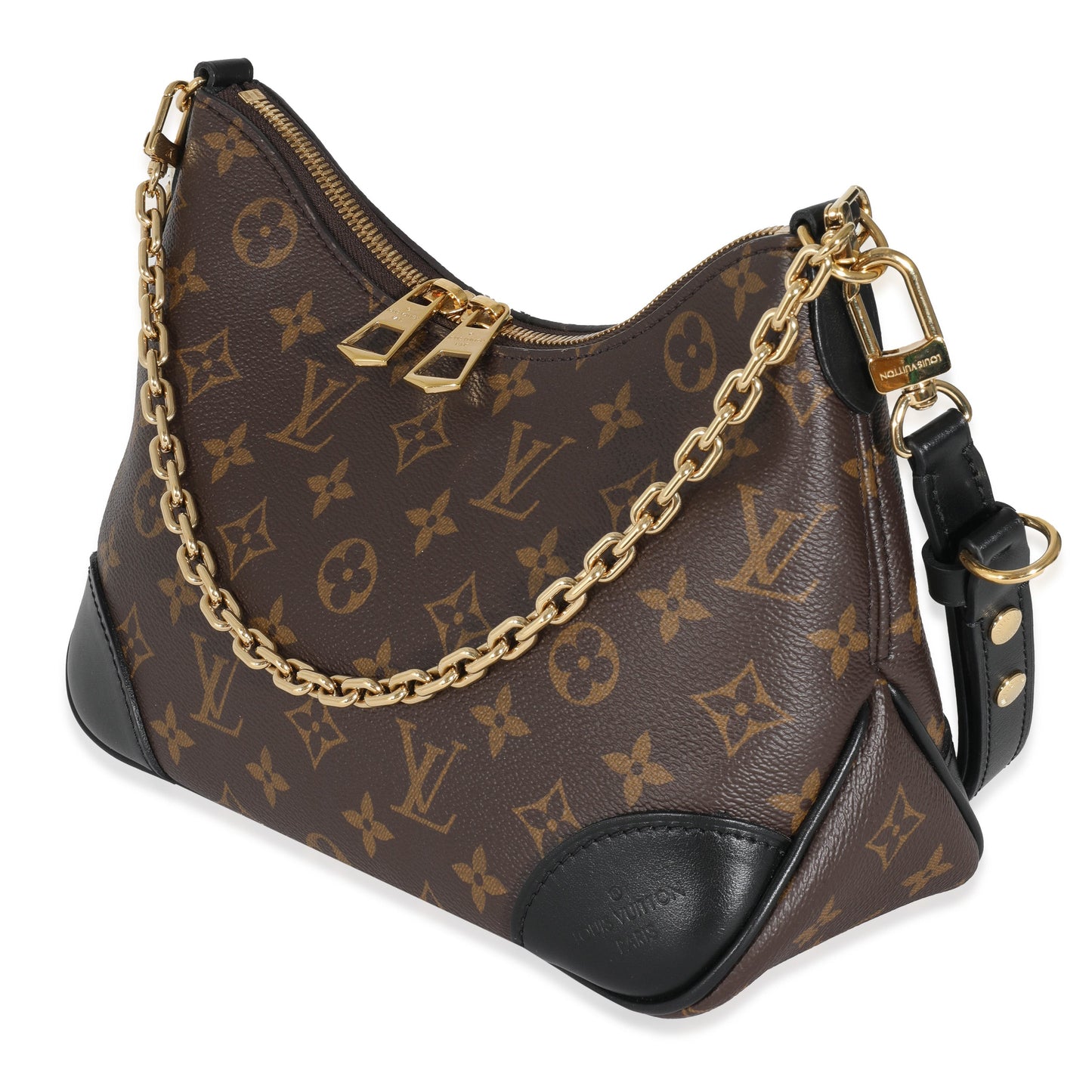 Louis Vuitton  Black Monogram Canvas Boulogne NM