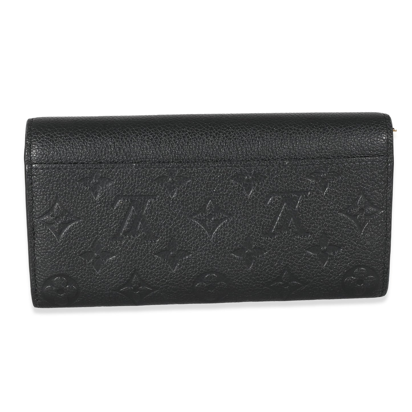 Louis Vuitton  Black Empreinte Sarah Wallet
