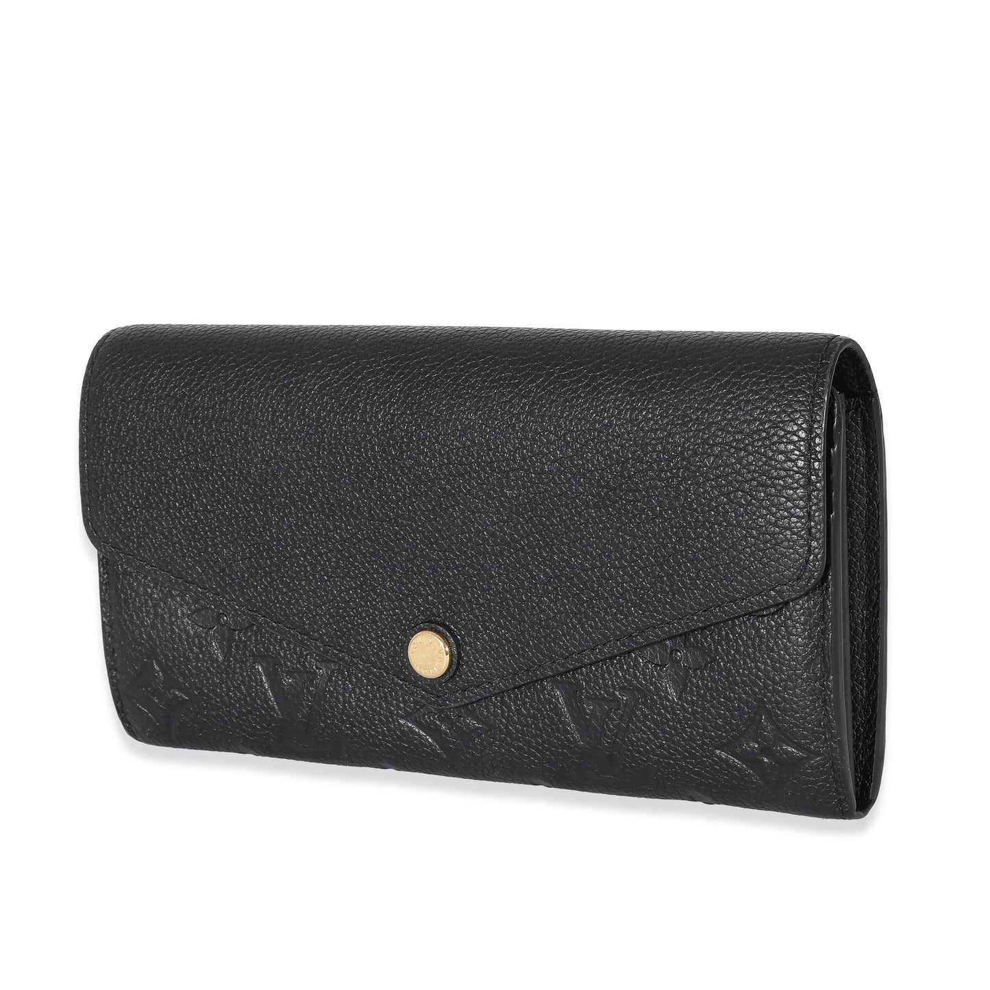 Louis Vuitton  Black Empreinte Sarah Wallet