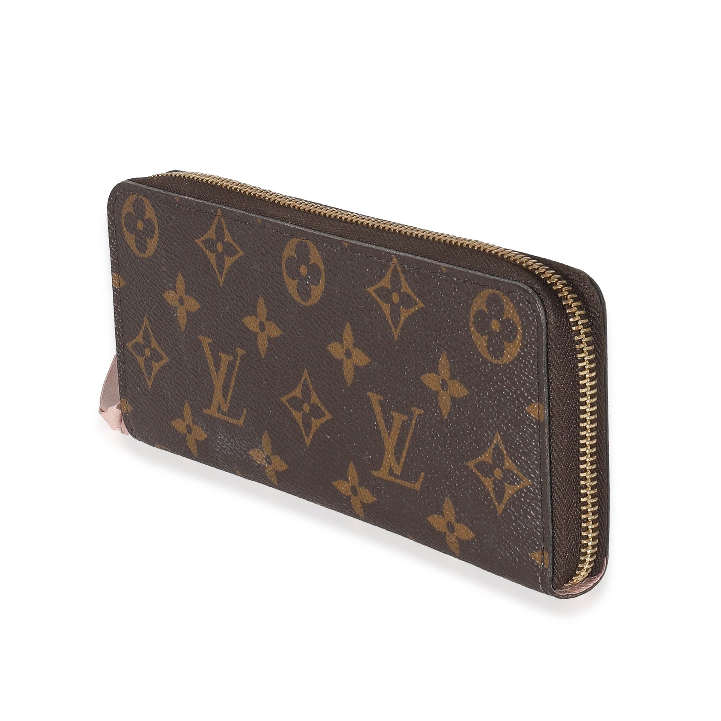 Louis Vuitton  Monogram Canvas Rose Ballerine Clemence Wallet