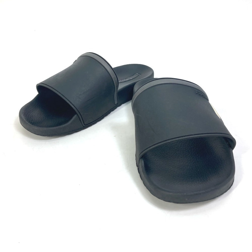 PRADA Sandals 4X3102 rubber black logo mens 7