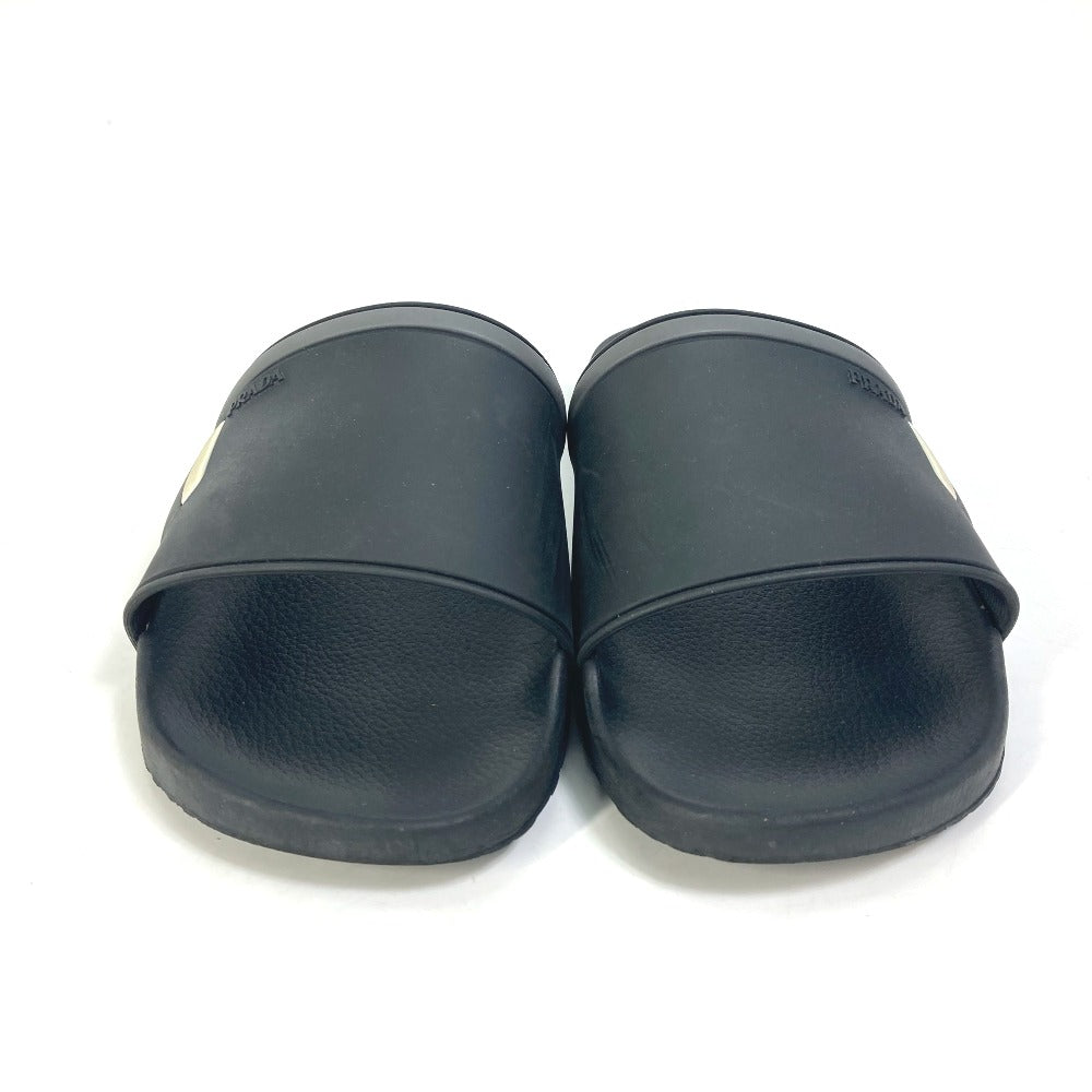 PRADA Sandals 4X3102 rubber black logo mens 7