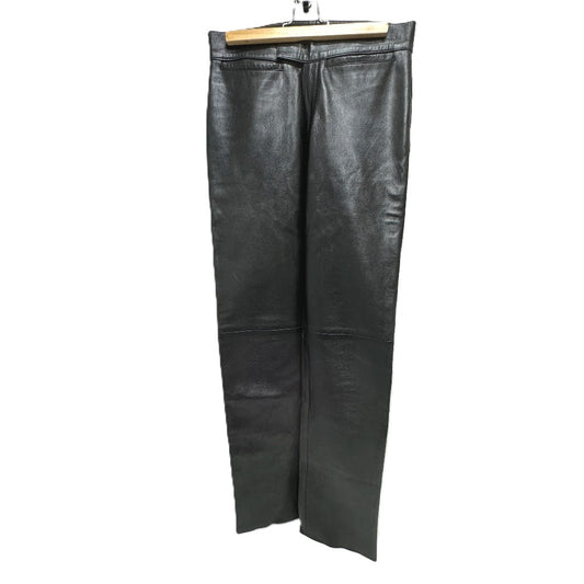 PRADA Pants leather black Riders mens 46