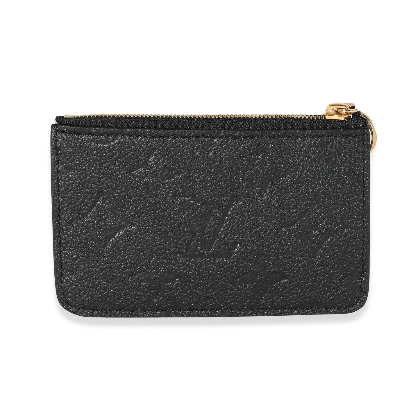 Louis Vuitton  Black Empreinte Romy Card Holder
