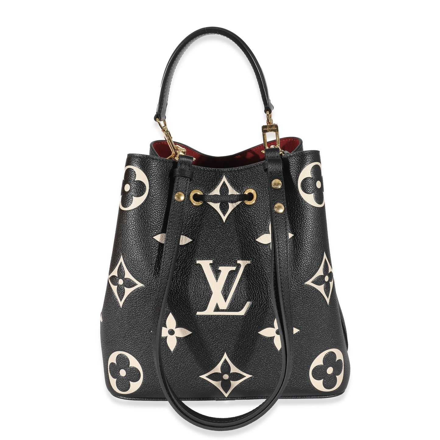 Louis Vuitton Black Beige Monogram Empreinte NéoNoé MM
