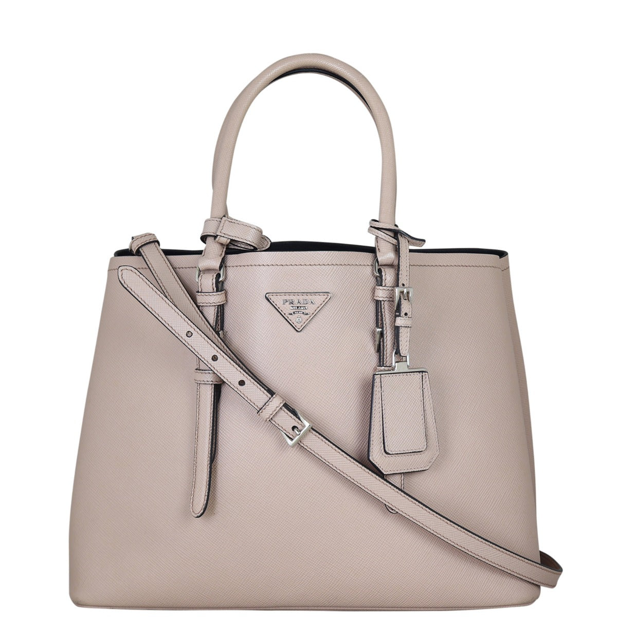 Prada Saffiano Cuir Double Bag Large