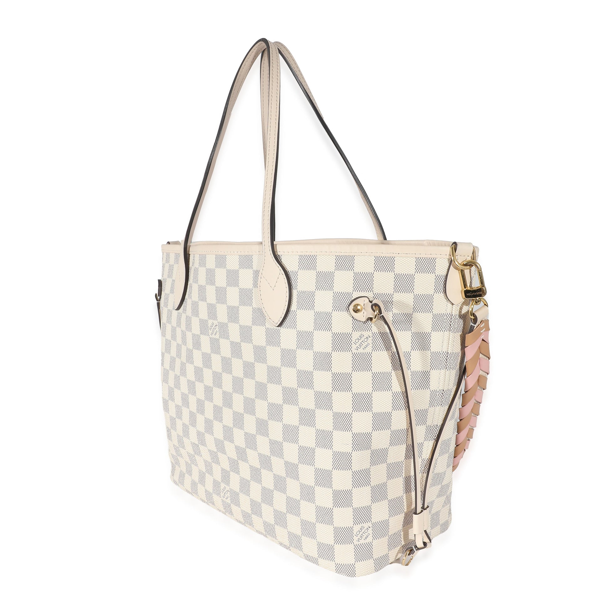Louis Vuitton Damier Azur Canvas Braided Neverfull MM