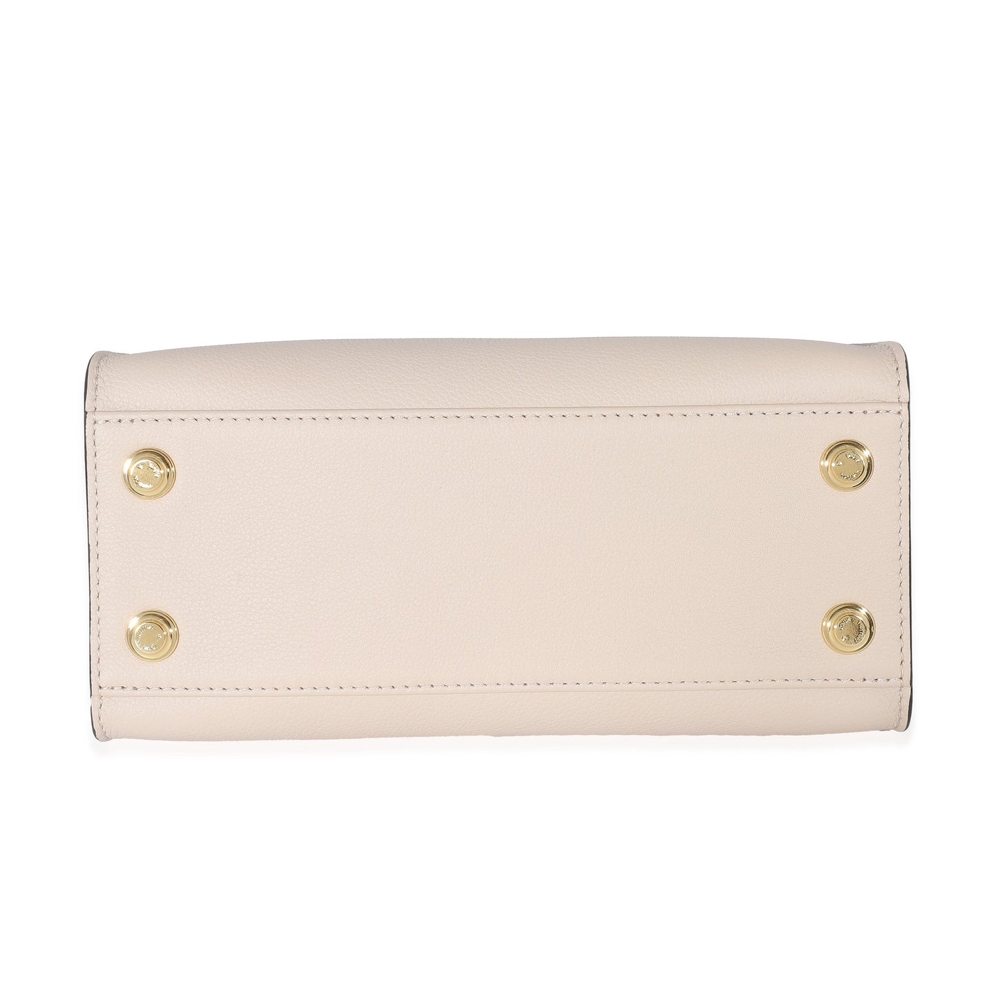 Louis Vuitton Greige Leather Monogram Canvas On My Side PM