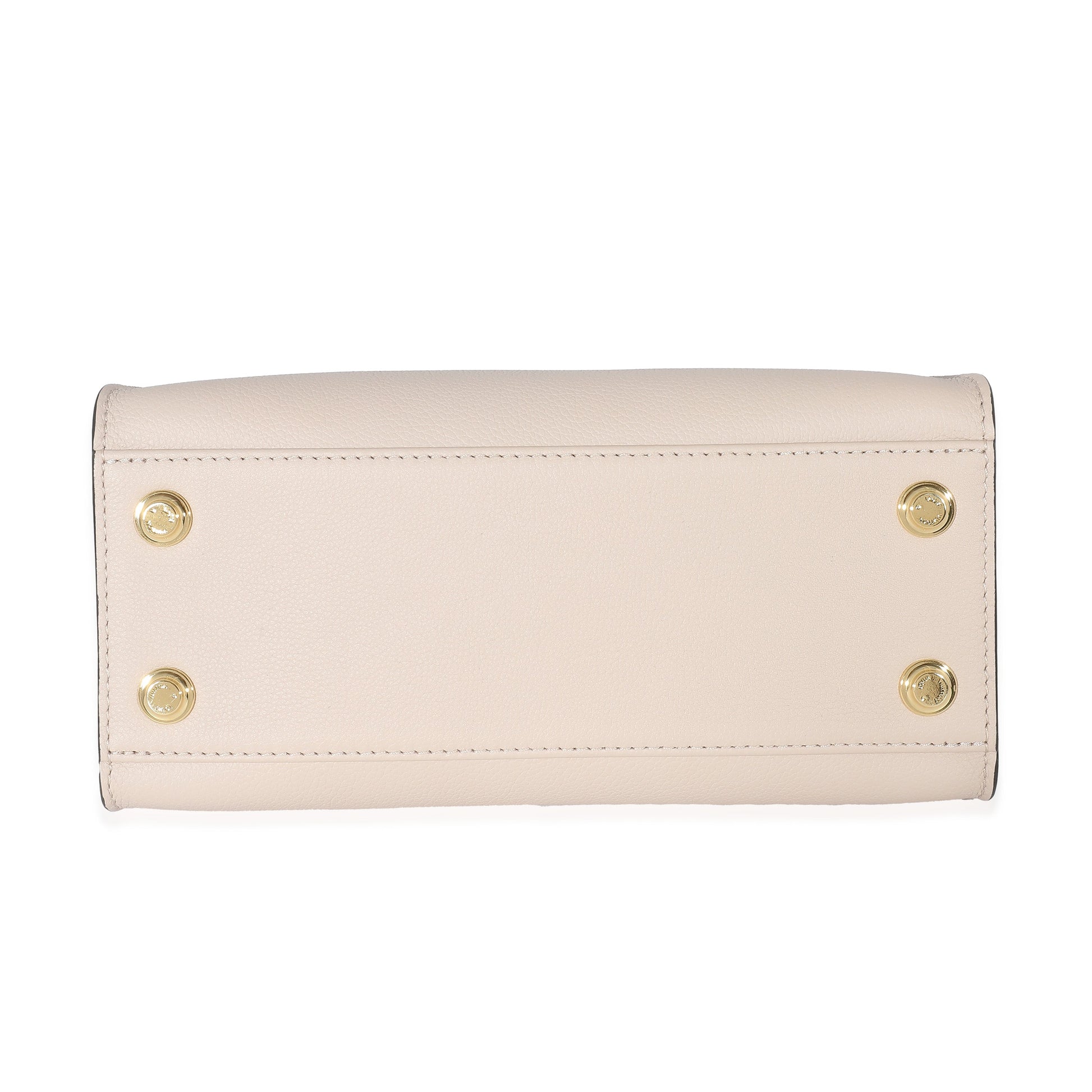Louis Vuitton Greige Leather Monogram Canvas On My Side PM