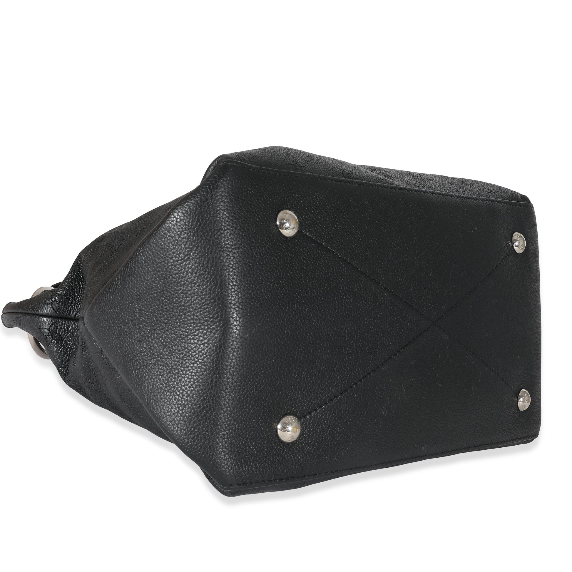 Louis Vuitton Black Monogram Mahina Beaubourg Hobo MM