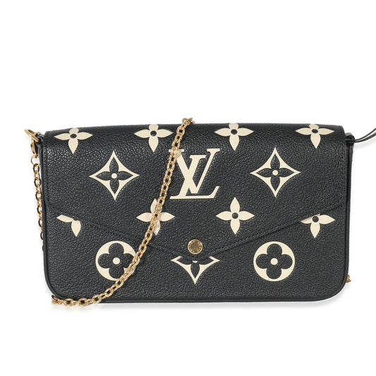 Louis Vuitton Bicolor Monogram Empreinte Félicie Pochette