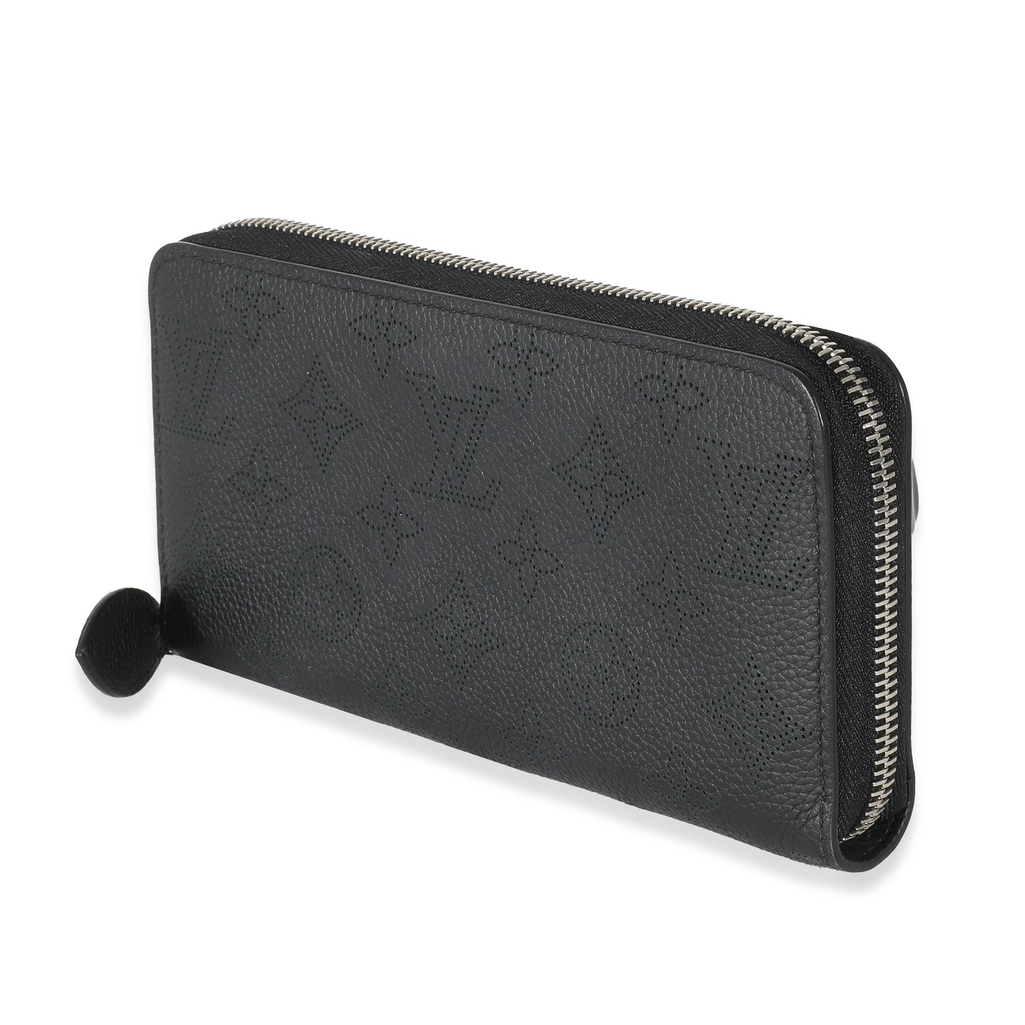 Louis Vuitton  Black Mahina Zippy Wallet