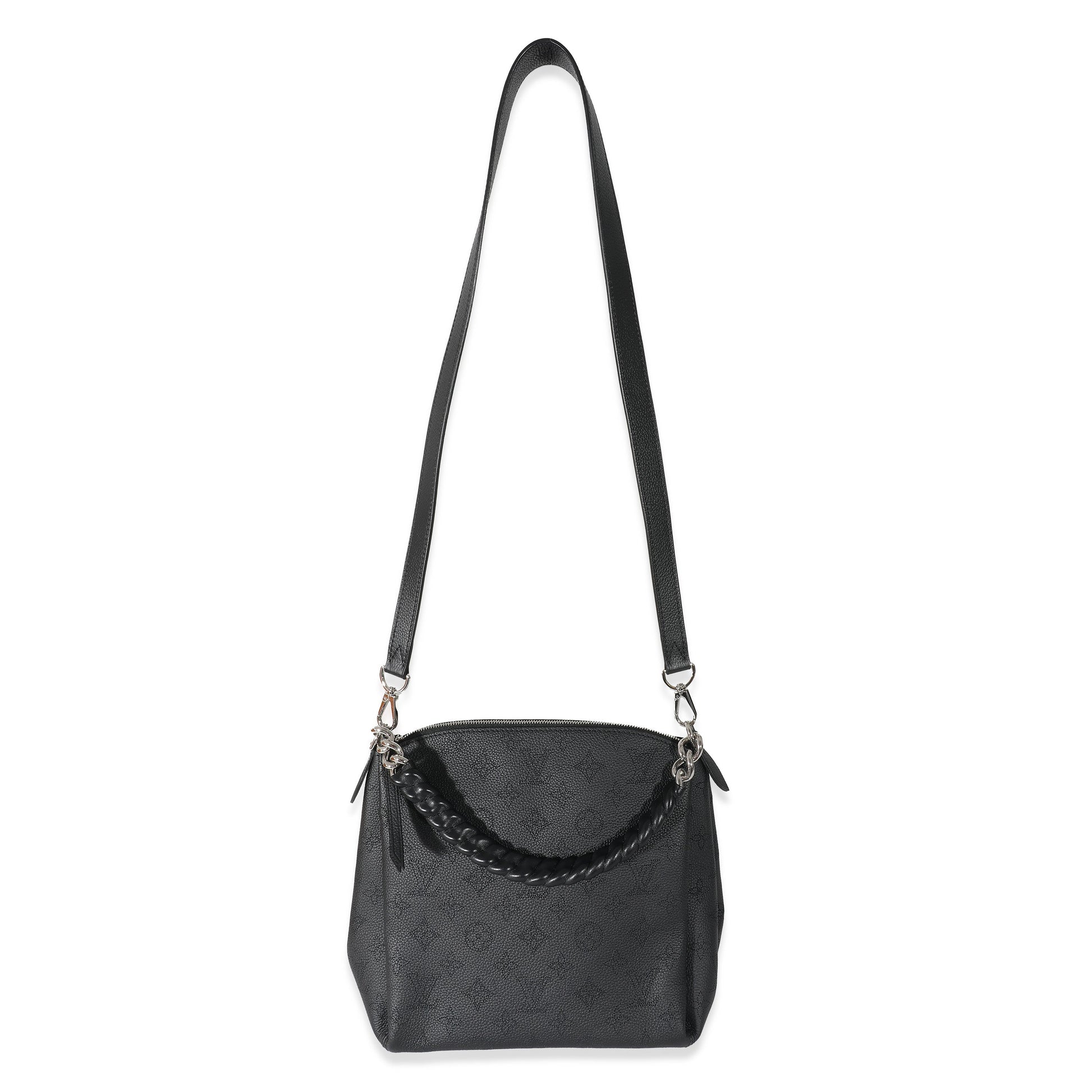 Louis Vuitton Black Mahina Babylone Chain BB