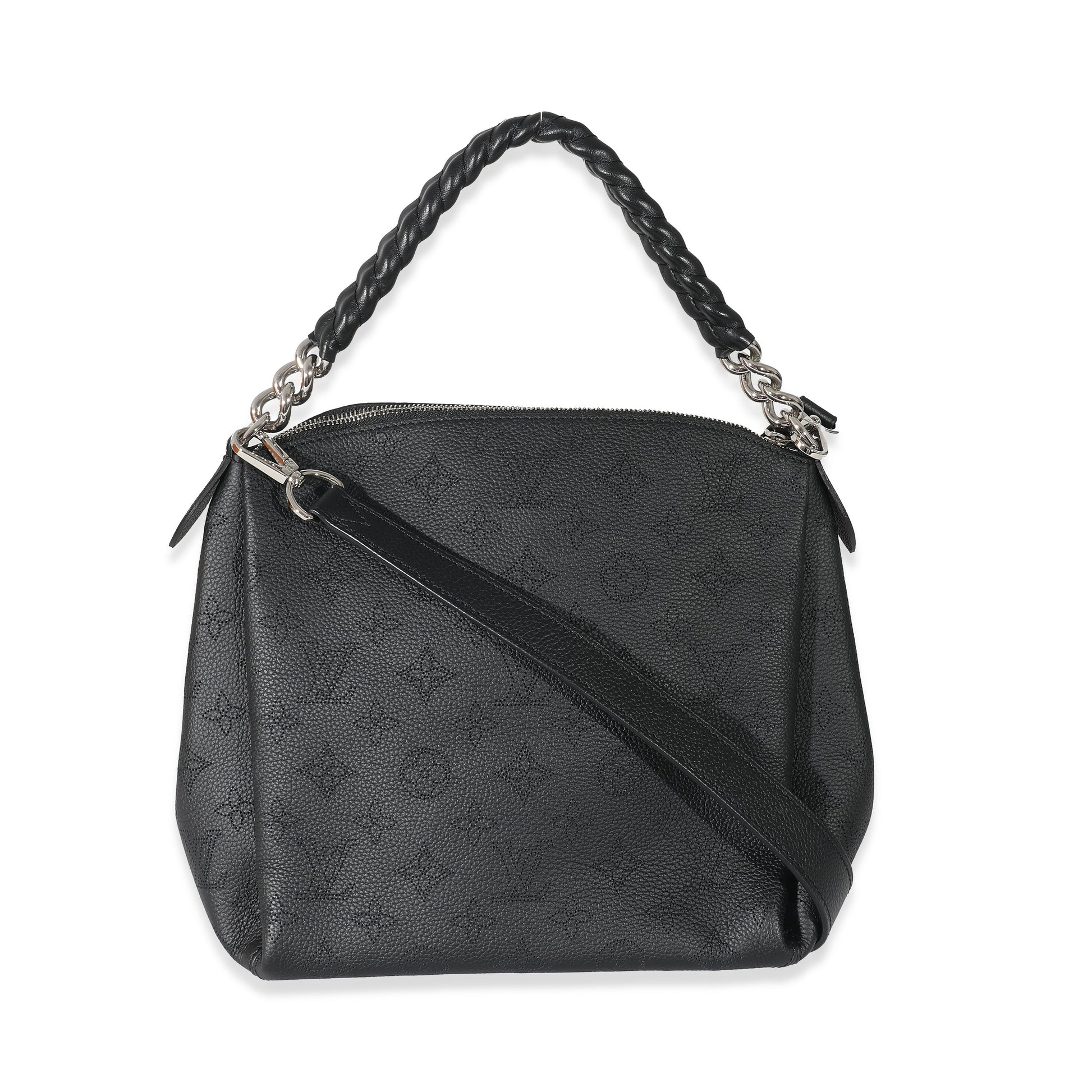 Louis Vuitton Black Mahina Babylone Chain BB