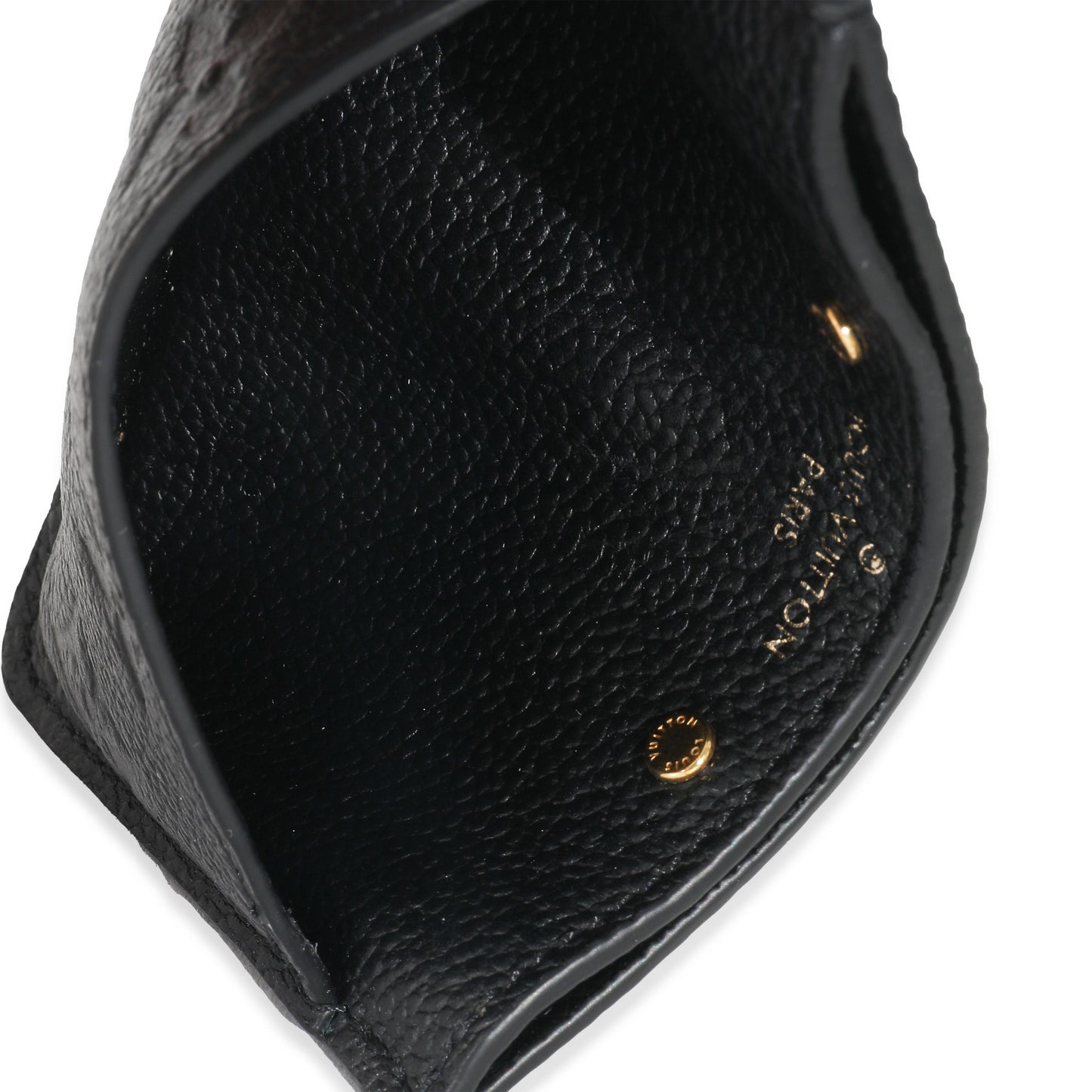 Louis Vuitton  Black Empreinte Card Holder