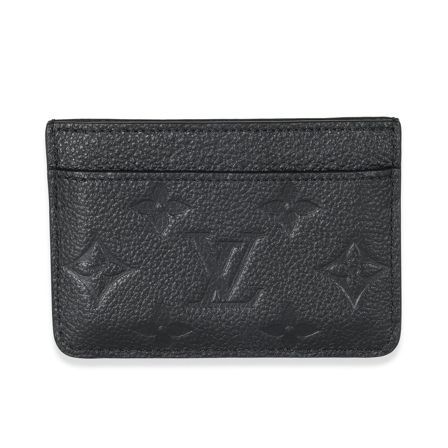 Louis Vuitton  Black Empreinte Card Holder