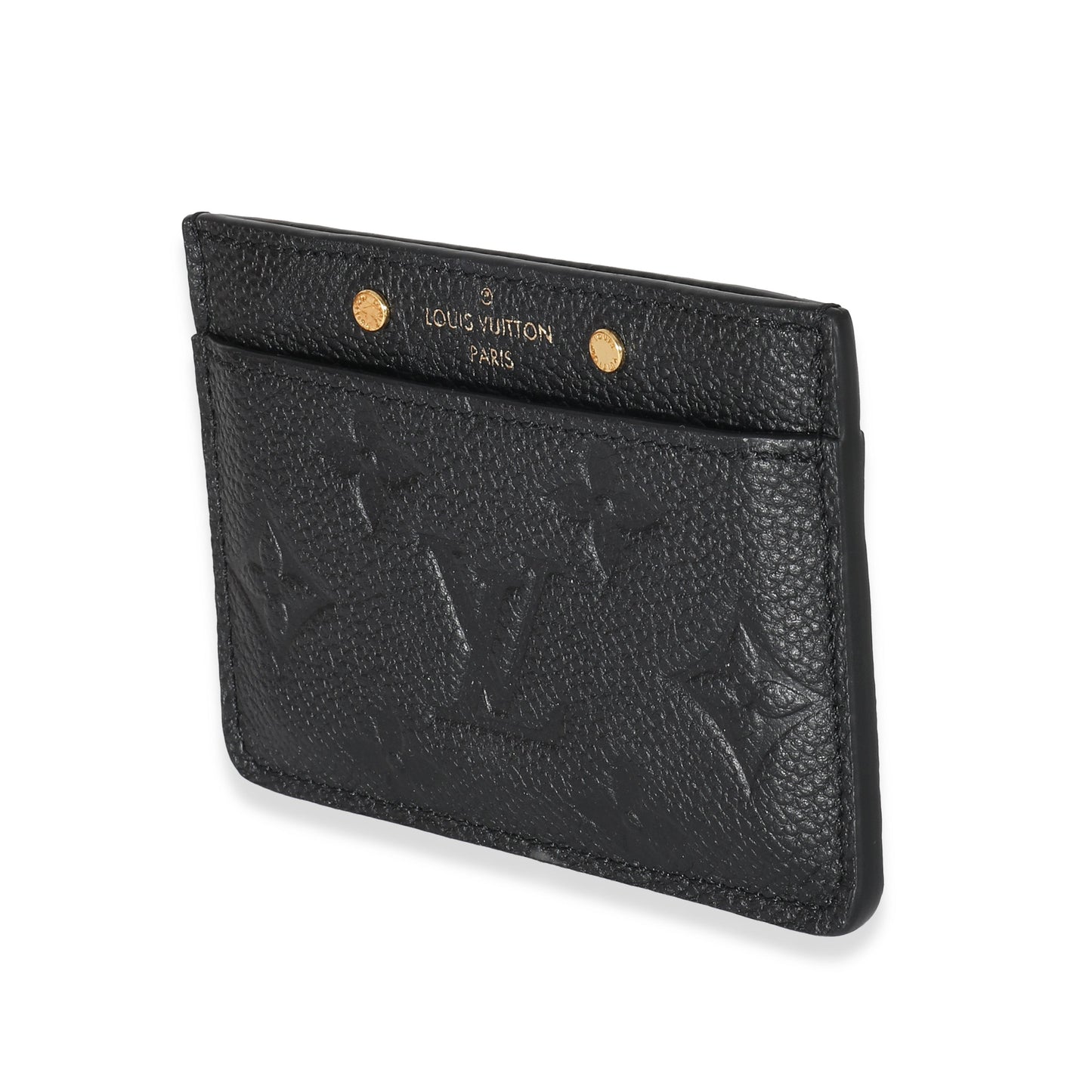 Louis Vuitton  Black Empreinte Card Holder