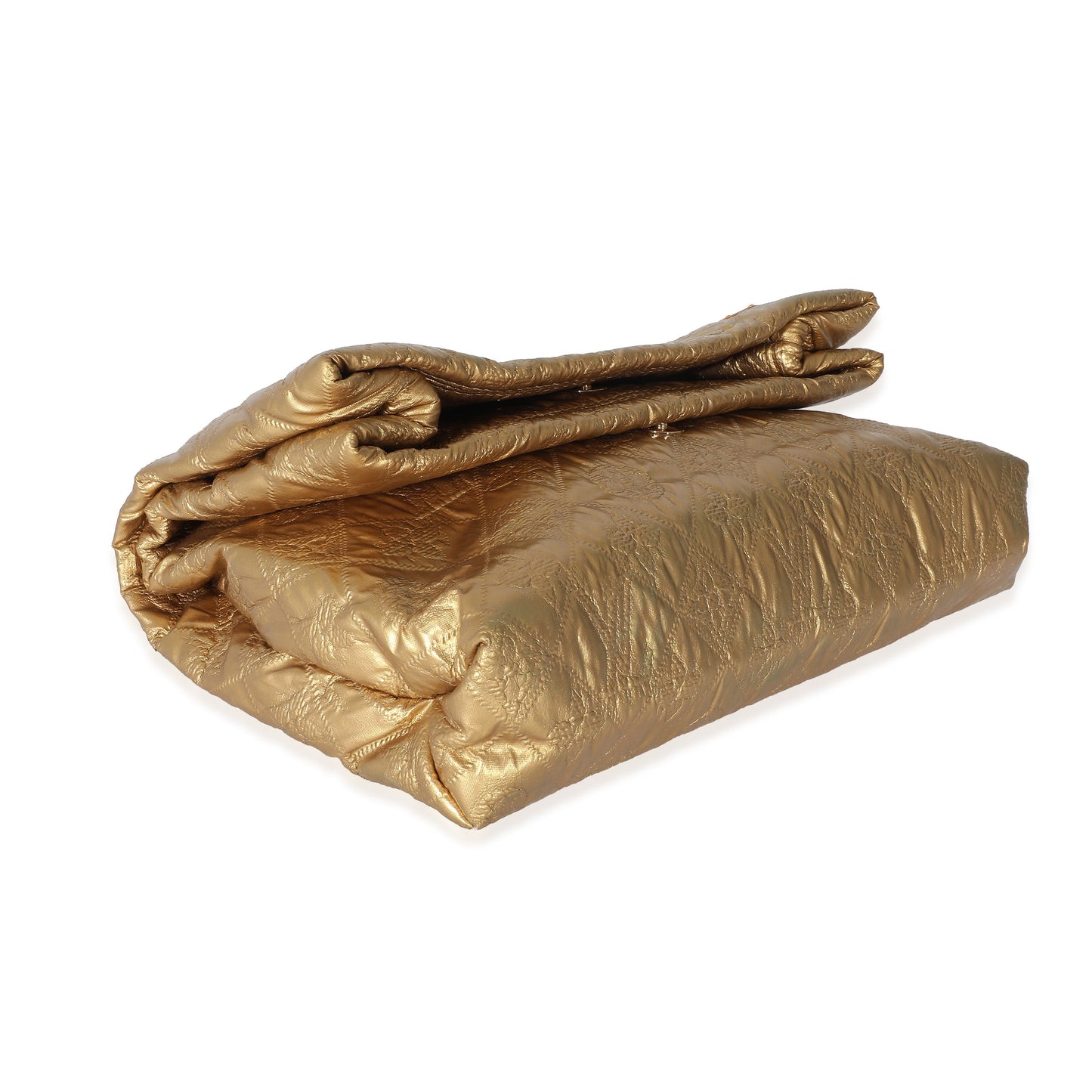 Louis Vuitton Gold Jacquard Quilted Monogram Limelight PM Clutch