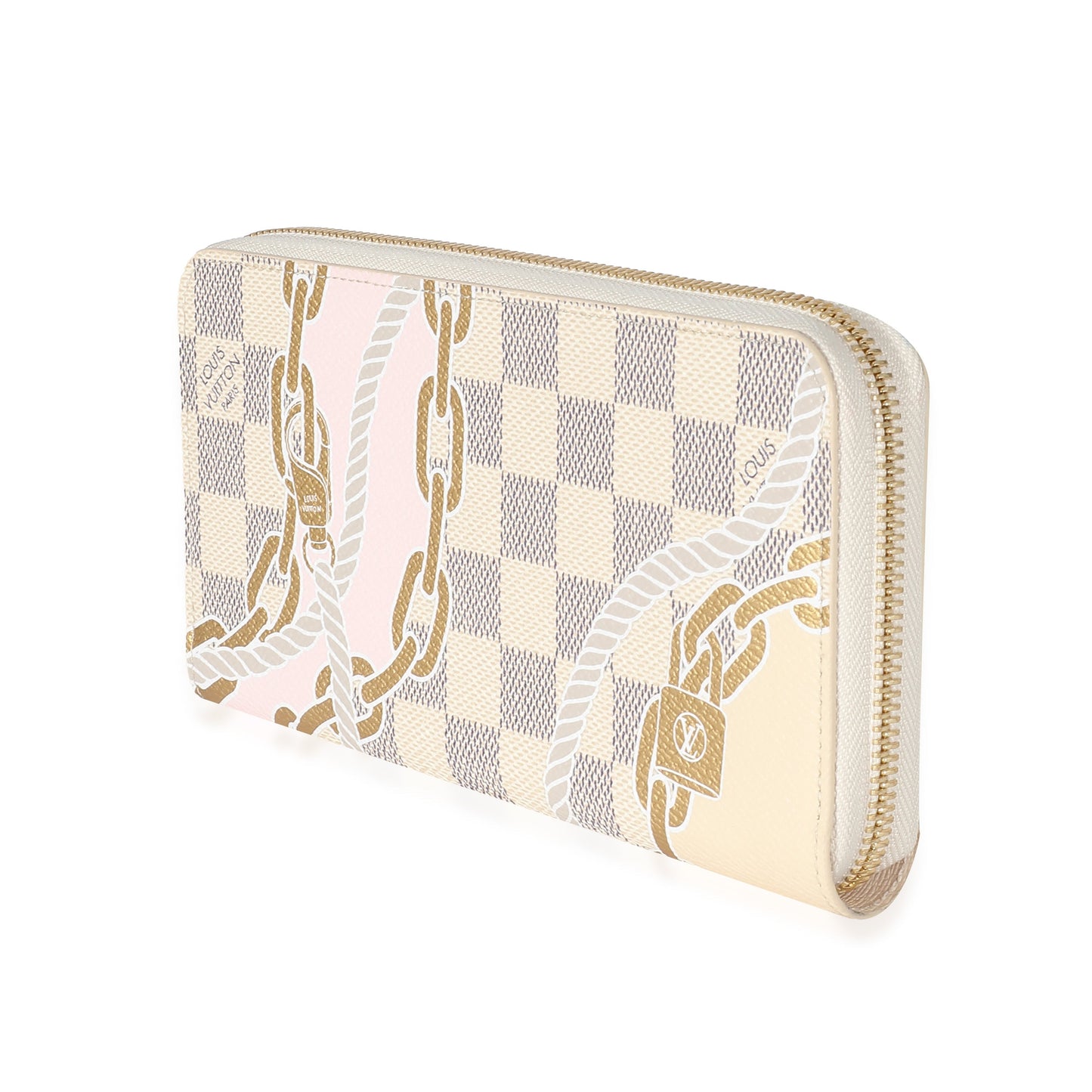 Louis Vuitton  Damier Azur Canvas Nautical Zippy Wallet