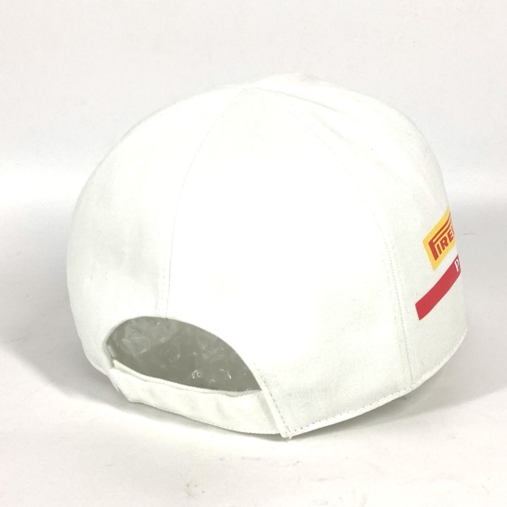 PRADA cap cotton white logo LunaRosa Luna Rossa S