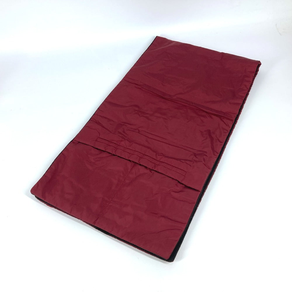 PRADA Scarf Nylon Red Sports logo unisex(Unisex)