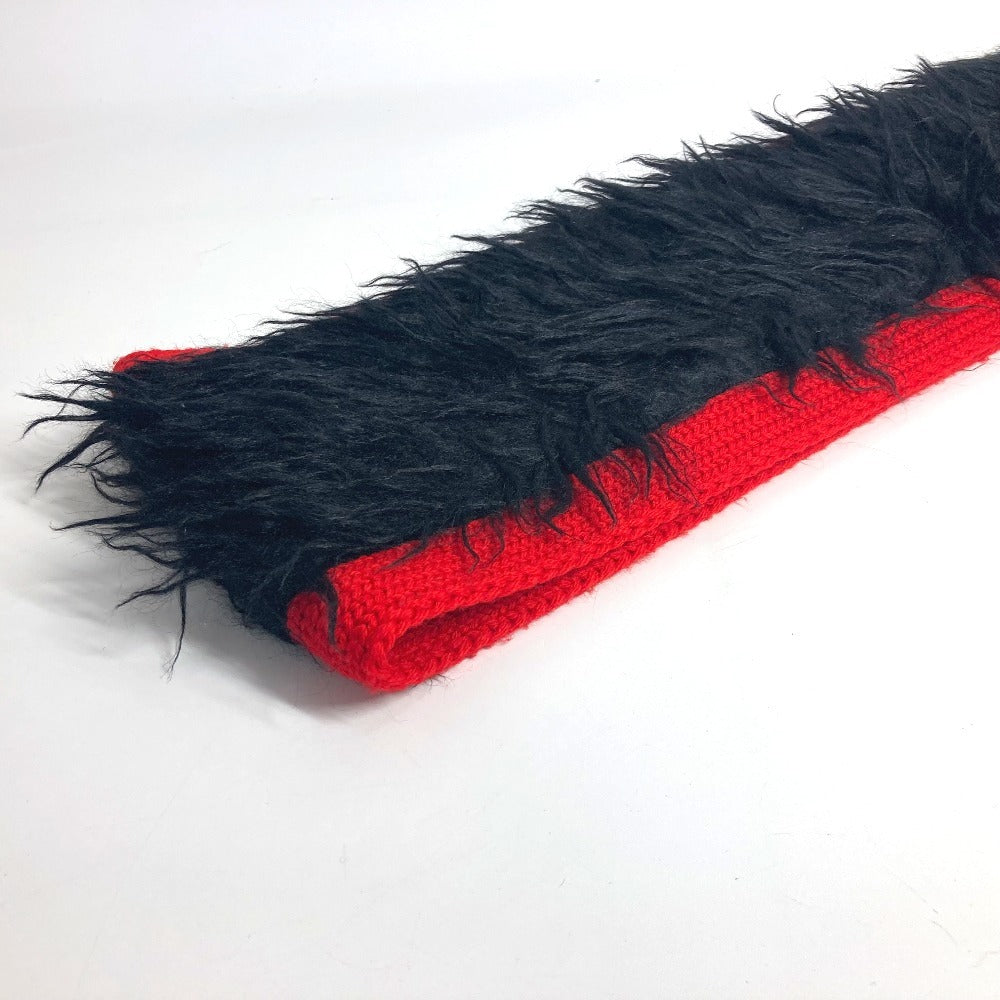 PRADA Scarf Wool, Cotton black By color unisex(Unisex)