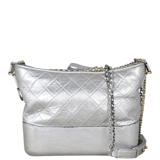 Chanel Gabrielle Hobo Large | Silver