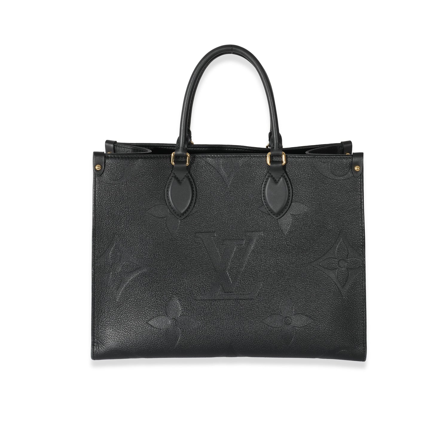 Louis Vuitton Black Monogram Empreinte Giant Onthego MM