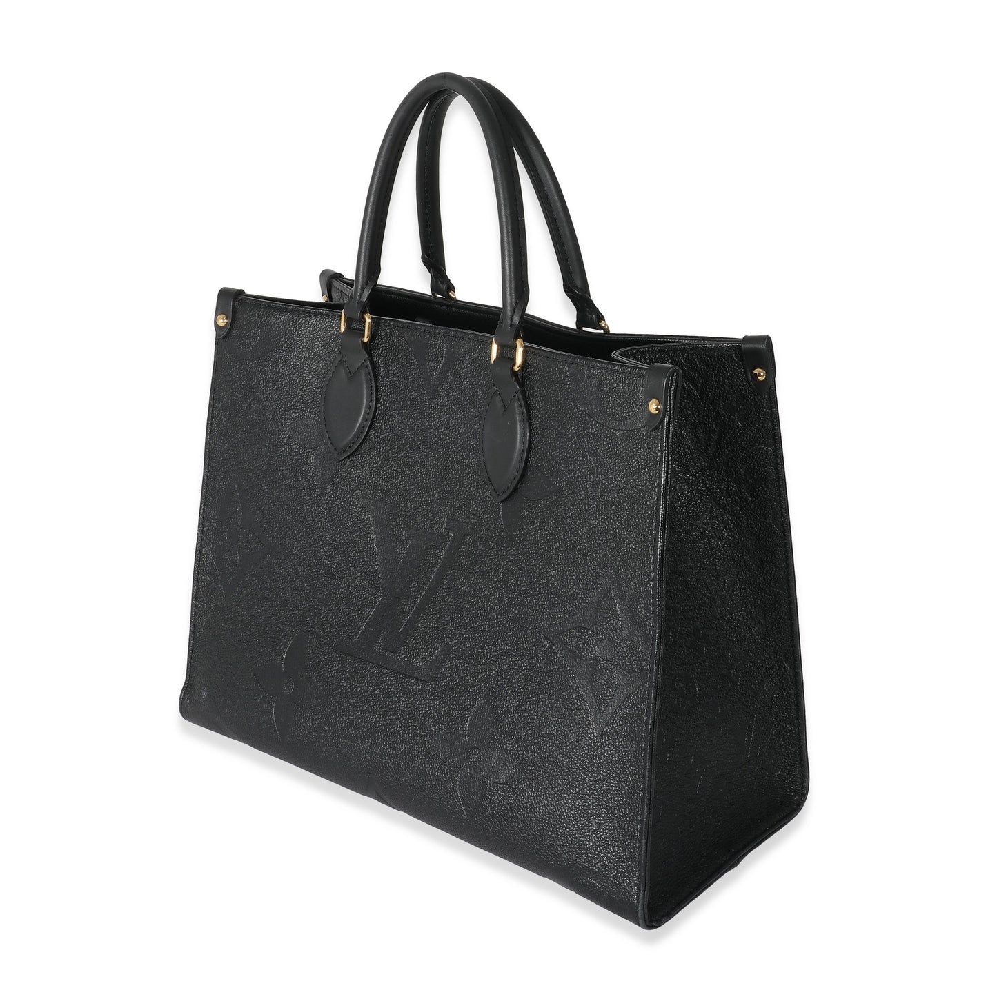 Louis Vuitton Black Monogram Empreinte Giant Onthego MM