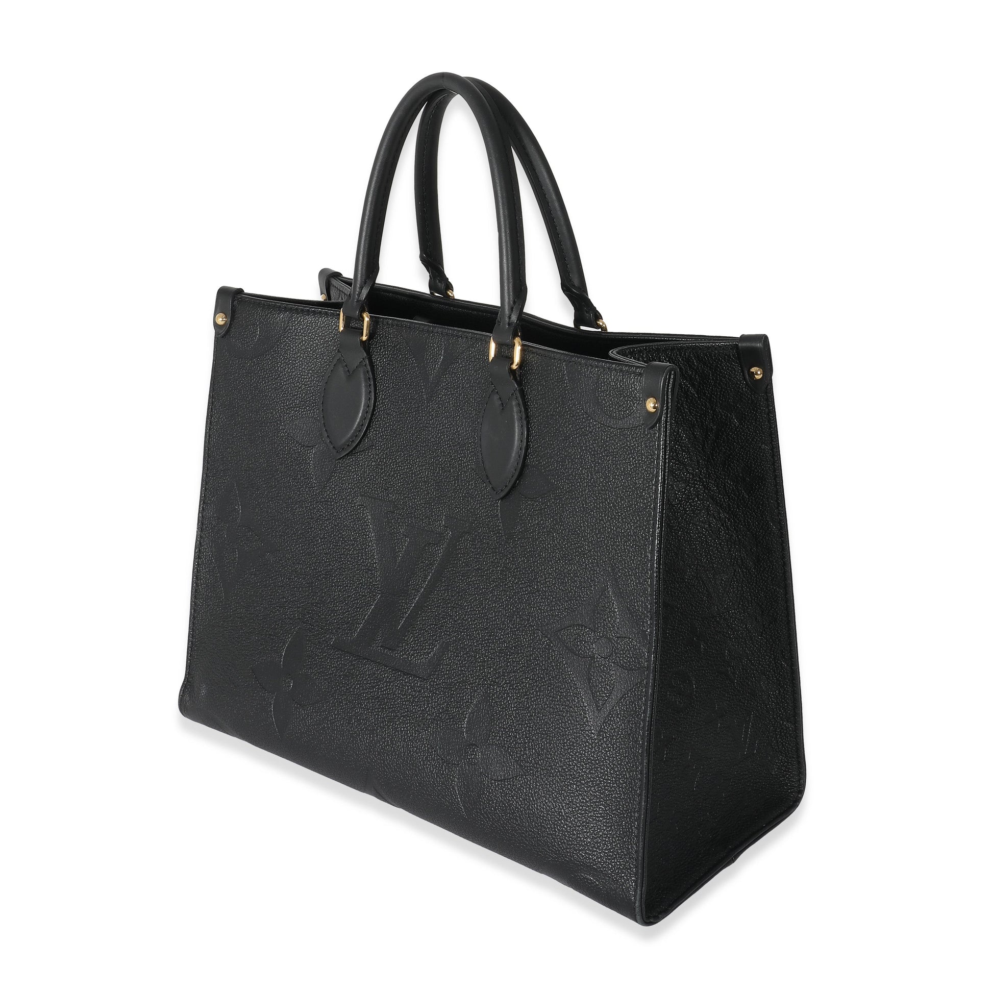 Louis Vuitton Black Monogram Empreinte Giant Onthego MM