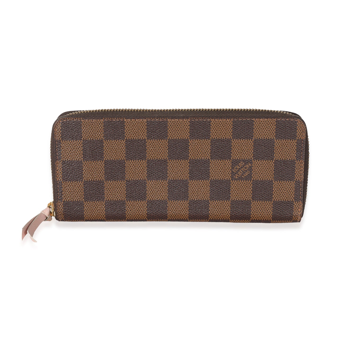 Louis Vuitton  Damier Ebene Canvas Clemence Wallet