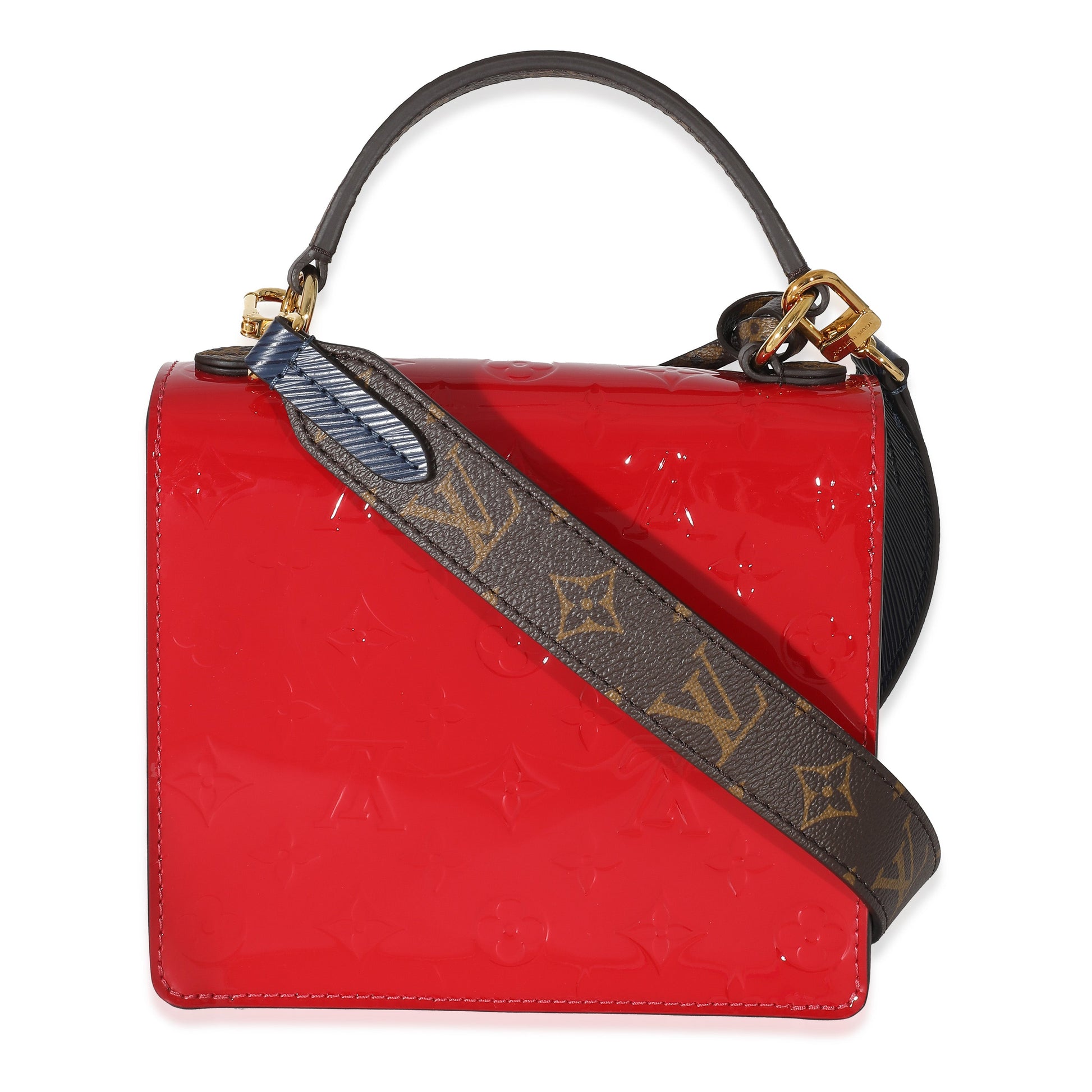 Louis Vuitton Scarlet Vernis Epi Monogram Canvas Spring Street