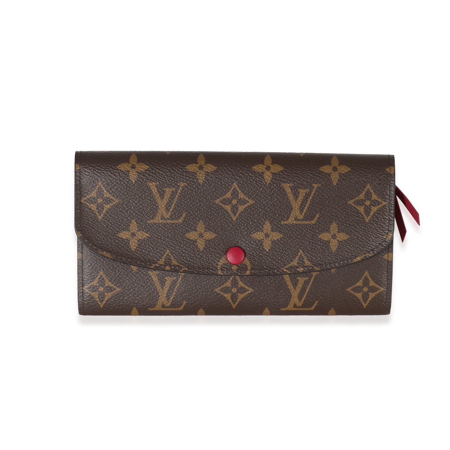 Louis Vuitton  Fuchsia Monogram Canvas Emilie Wallet