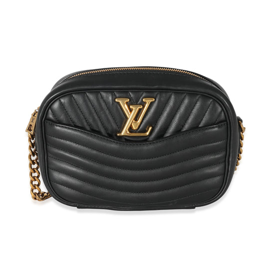 Louis Vuitton Black Calfskin New Wave Camera Bag