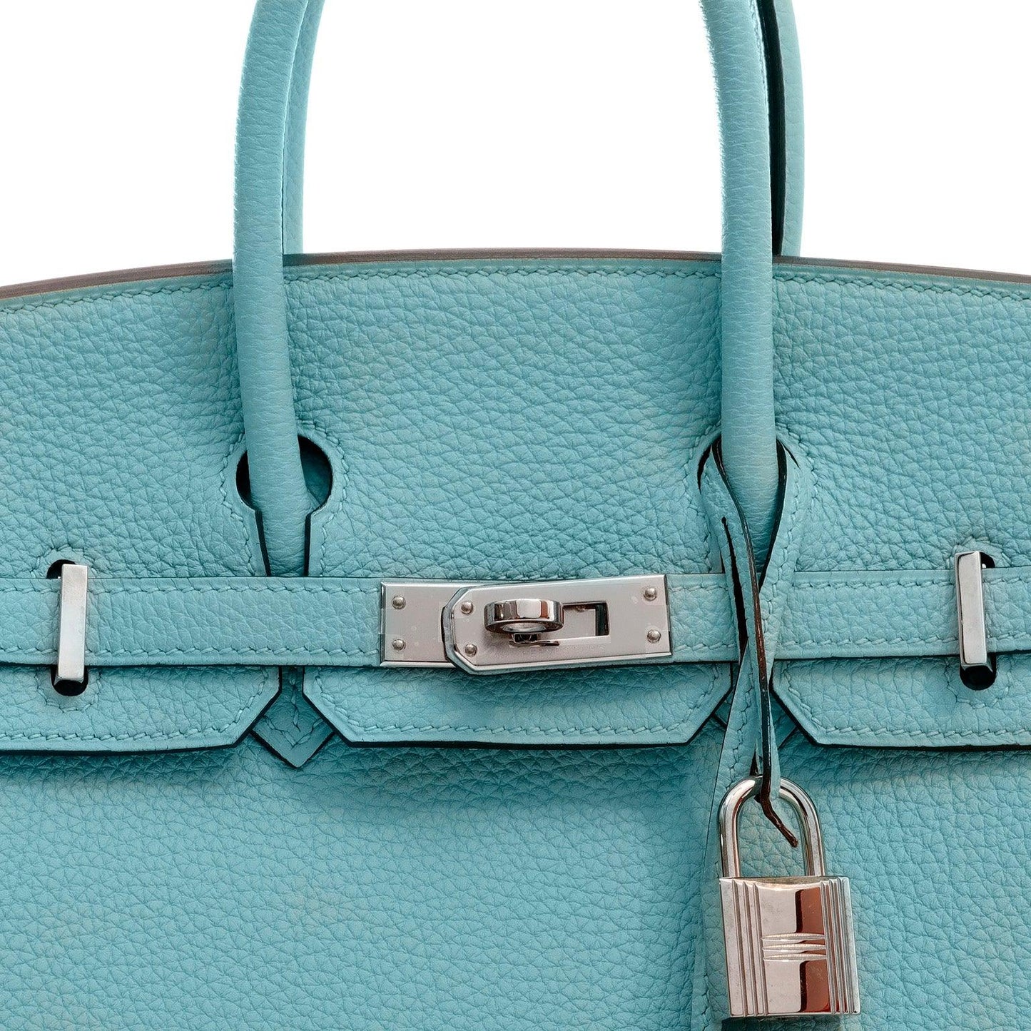 Hermes 25cm Robin's Egg Blue Togo w/ Palladium Hardware