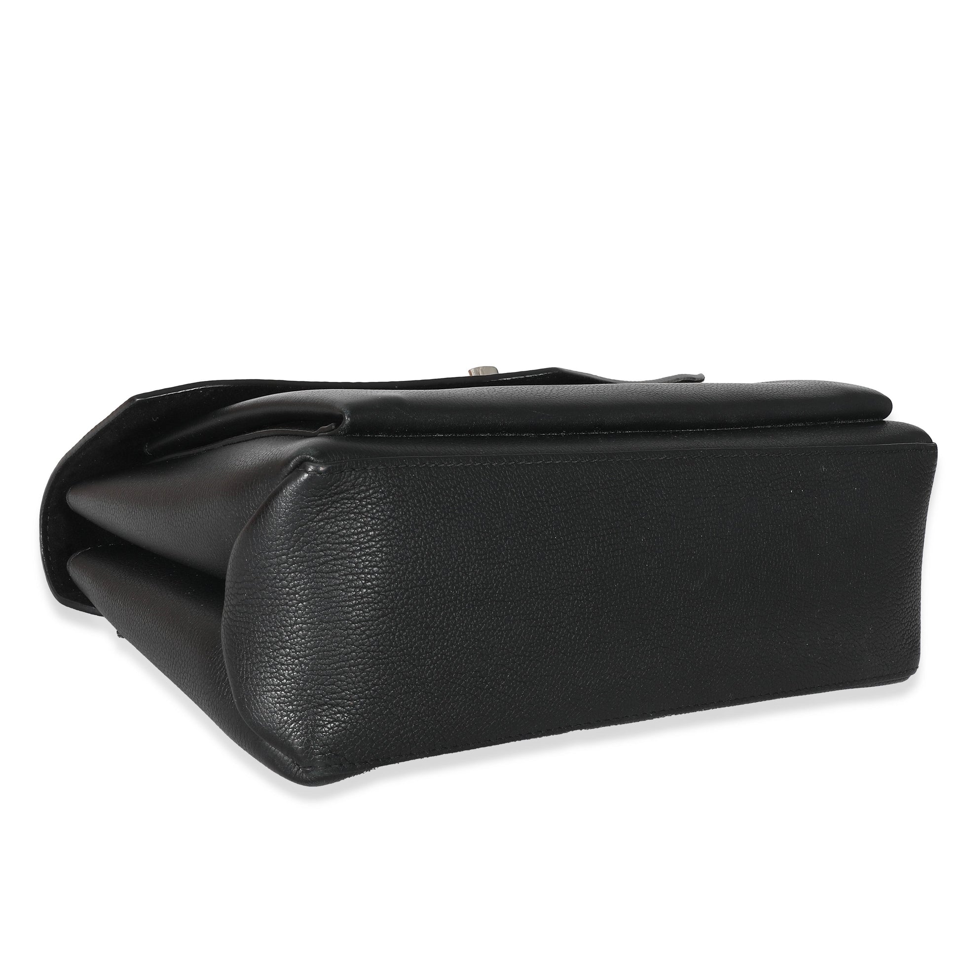 Louis Vuitton Black Calfskin MyLockMe Satchel