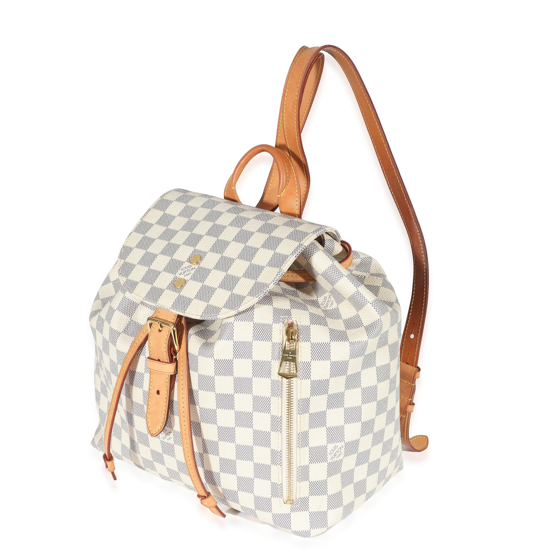 Louis Vuitton Damier Azur Canvas Sperone Backpack