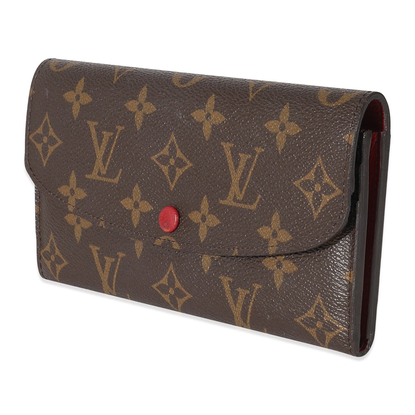 Louis Vuitton  Fuchsia Monogram Canvas Emilie Wallet