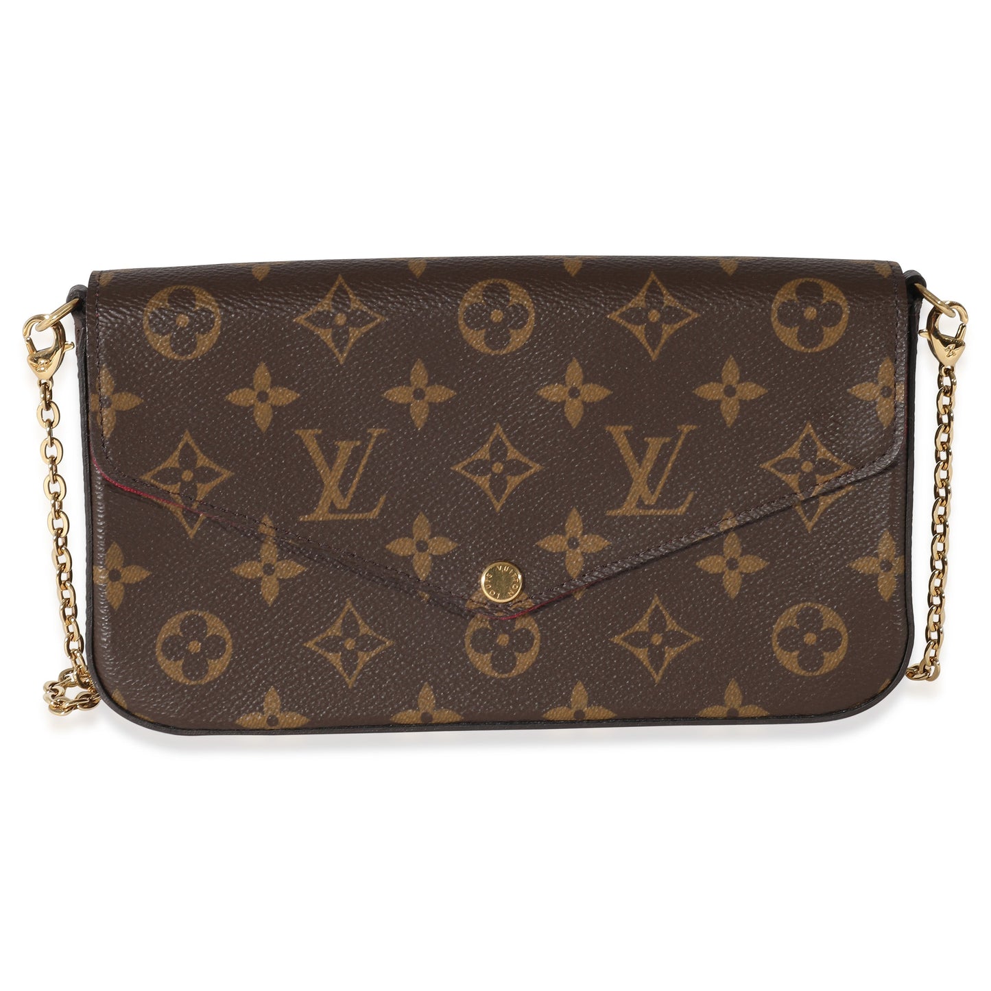 Louis Vuitton  Fuchsia Monogram Canvas FÃ©licie Pochette