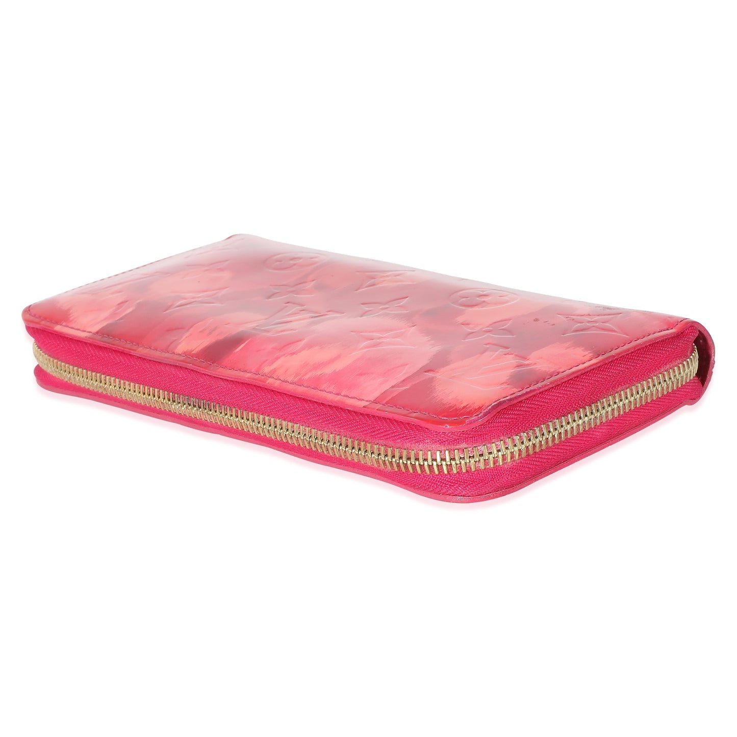Louis Vuitton  Monogram Vernis Ikat Flower Zippy Wallet