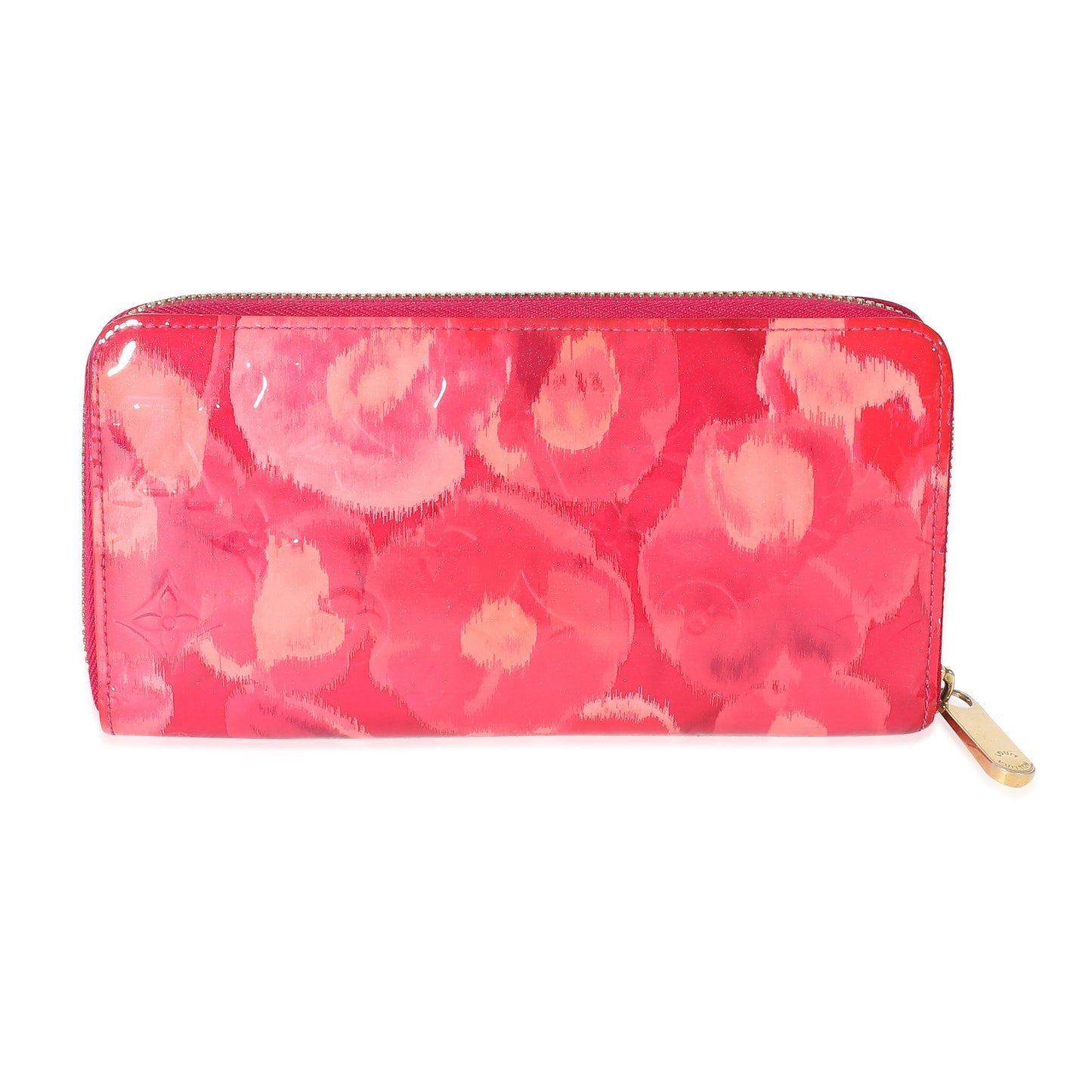 Louis Vuitton  Monogram Vernis Ikat Flower Zippy Wallet