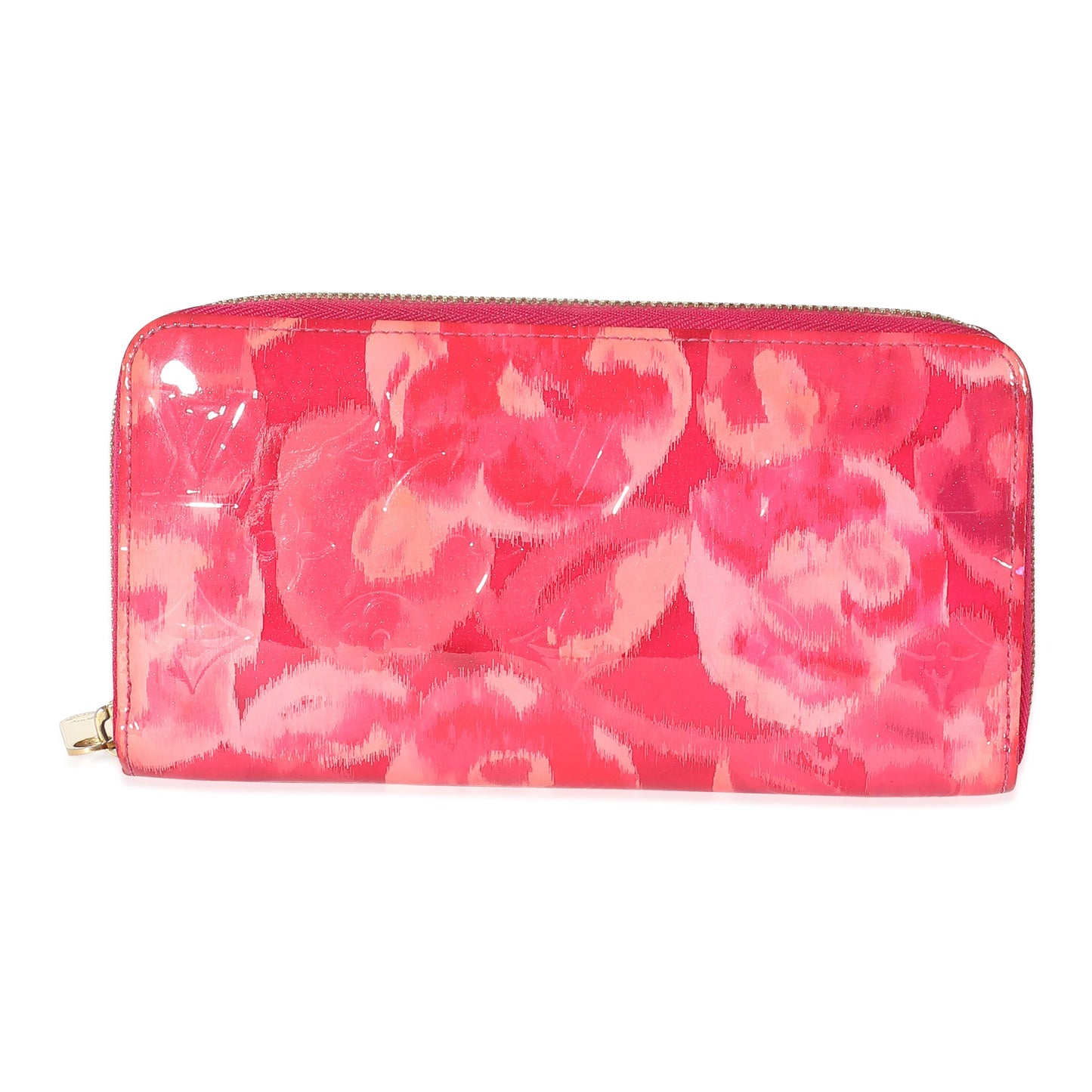 Louis Vuitton  Monogram Vernis Ikat Flower Zippy Wallet