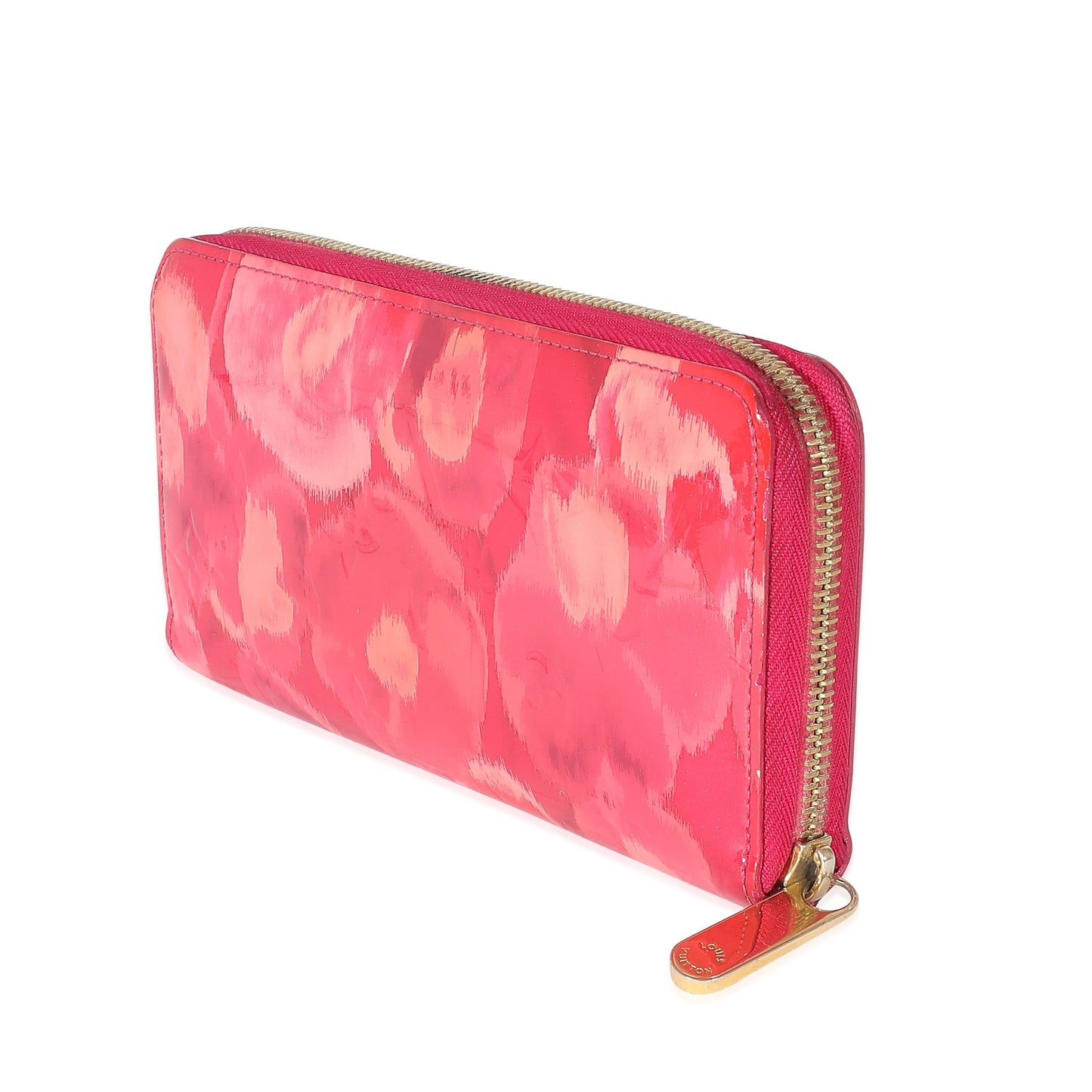 Louis Vuitton  Monogram Vernis Ikat Flower Zippy Wallet
