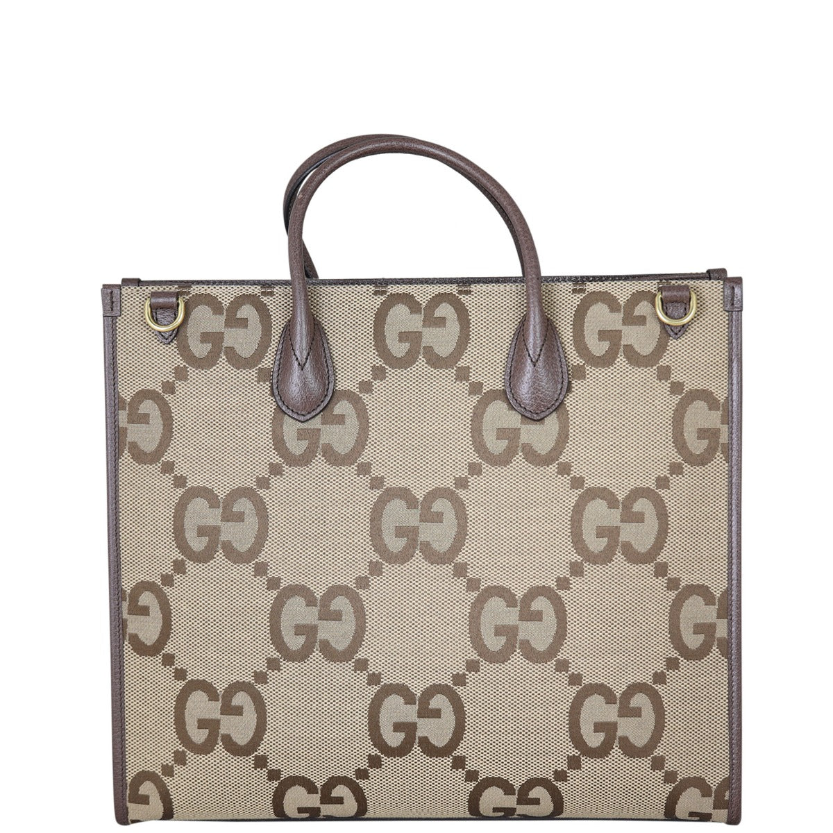 Gucci Jumbo GG Canvas Web Tote