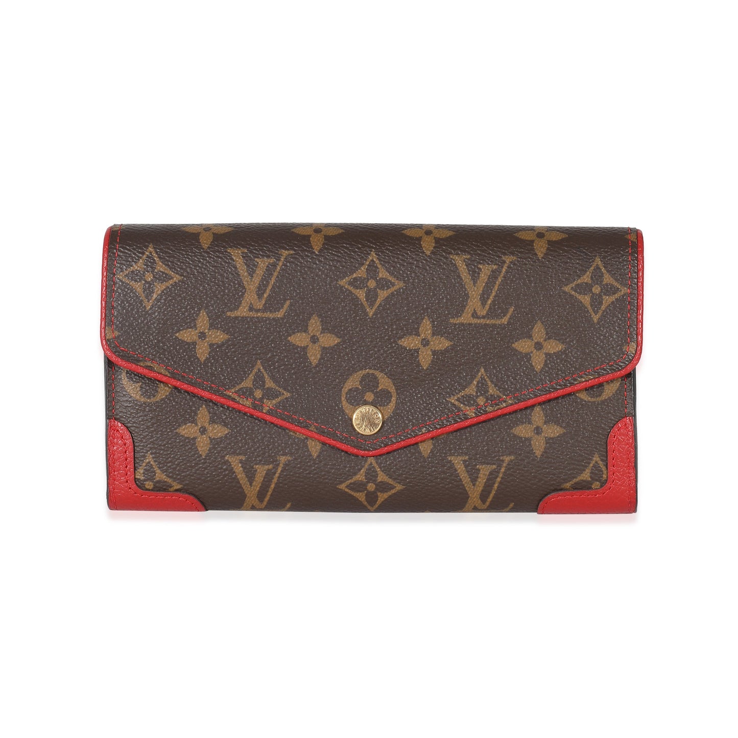Louis Vuitton  Cerise Monogram Canvas Retiro Sarah Wallet